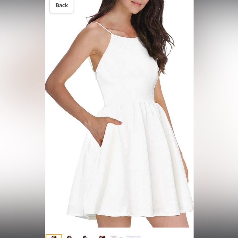 Fancyinn white dress